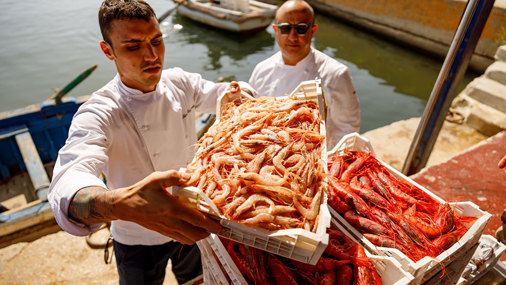 Fish market in Sicily